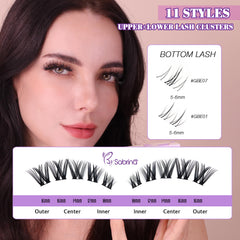 Volume Look Pre-Mappded DIY Eyelash Extensions Kit