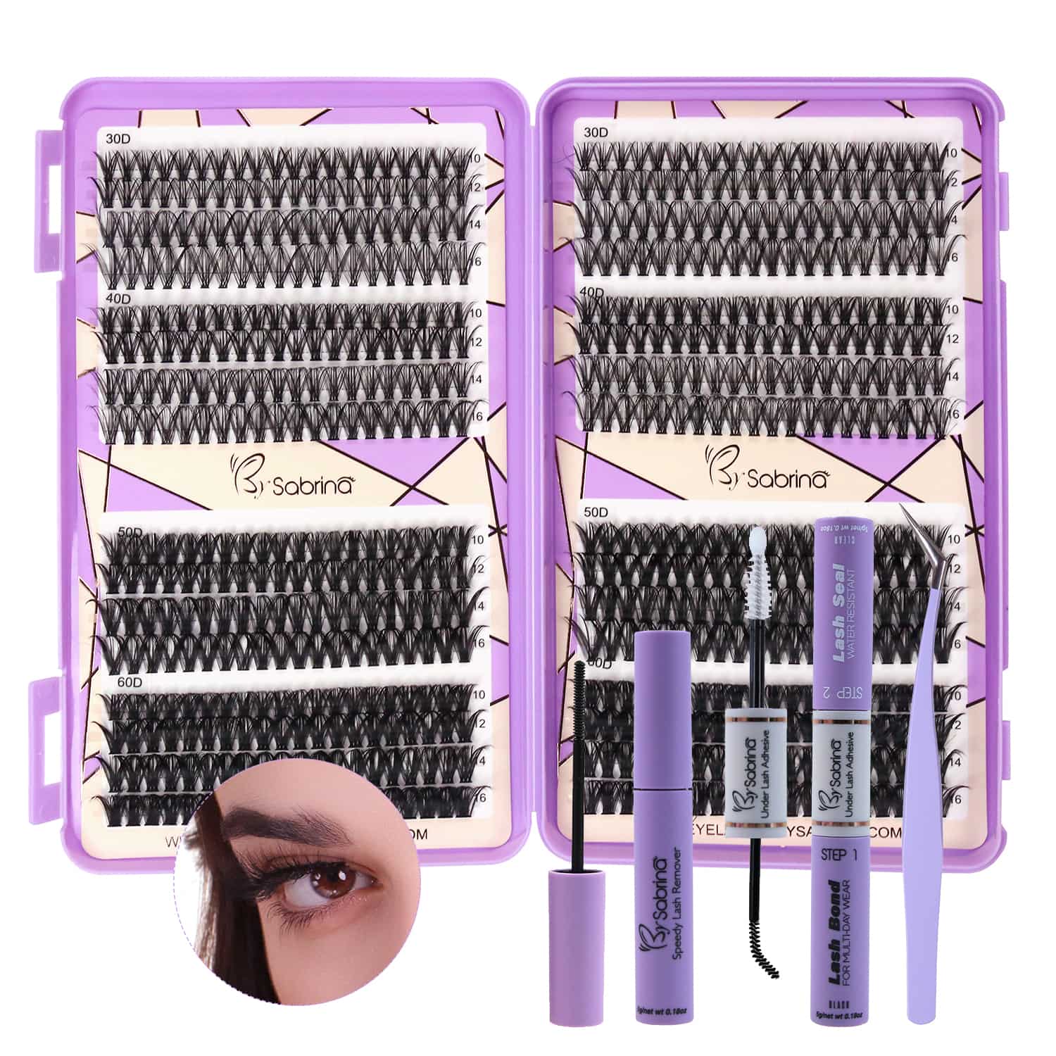 3. 30D&40D&50D&60D Individual Lash Kit
